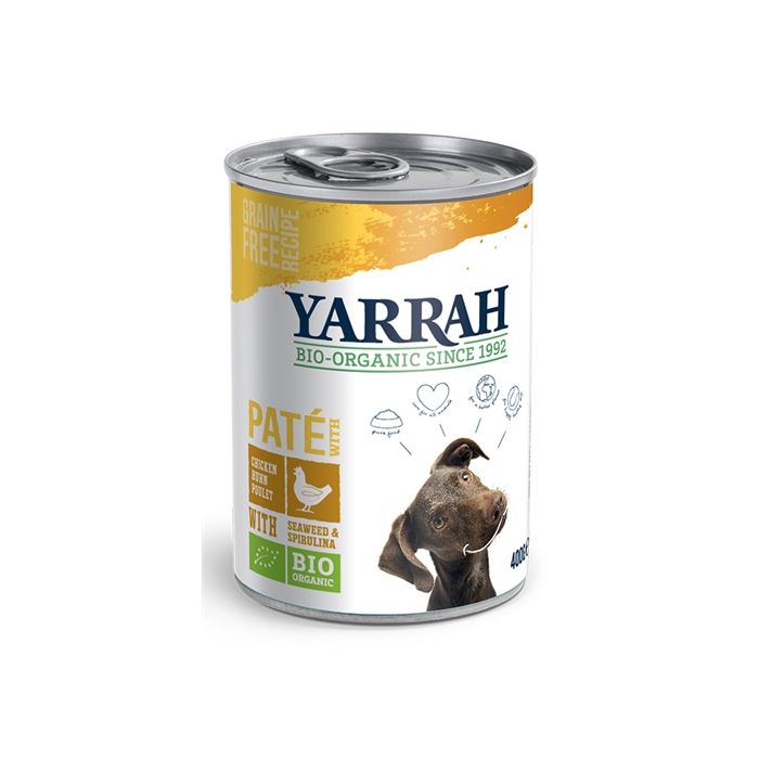 Yarrah dog blik pate met kip