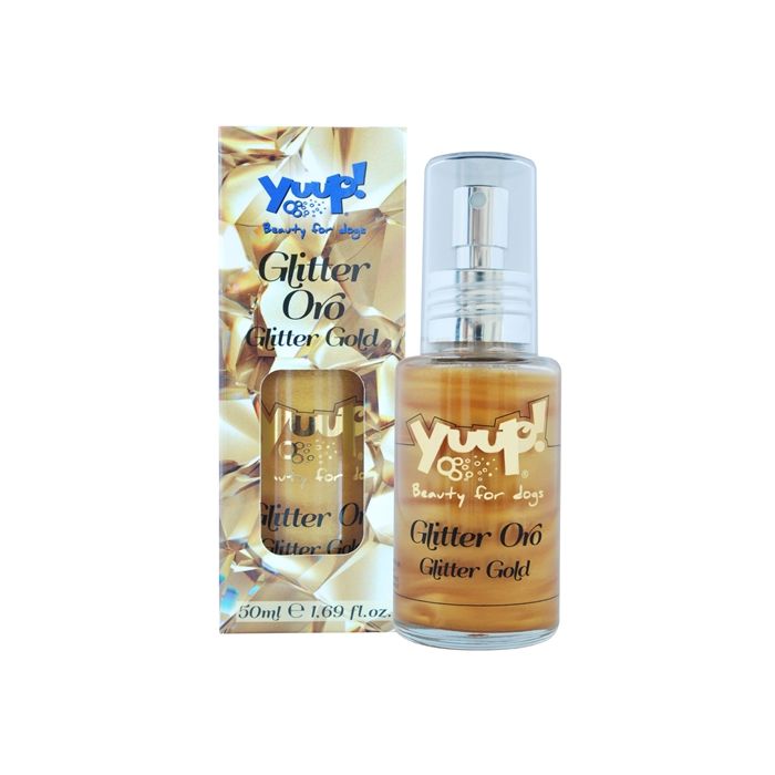 Yuup fashion glitter gold hondenparfum